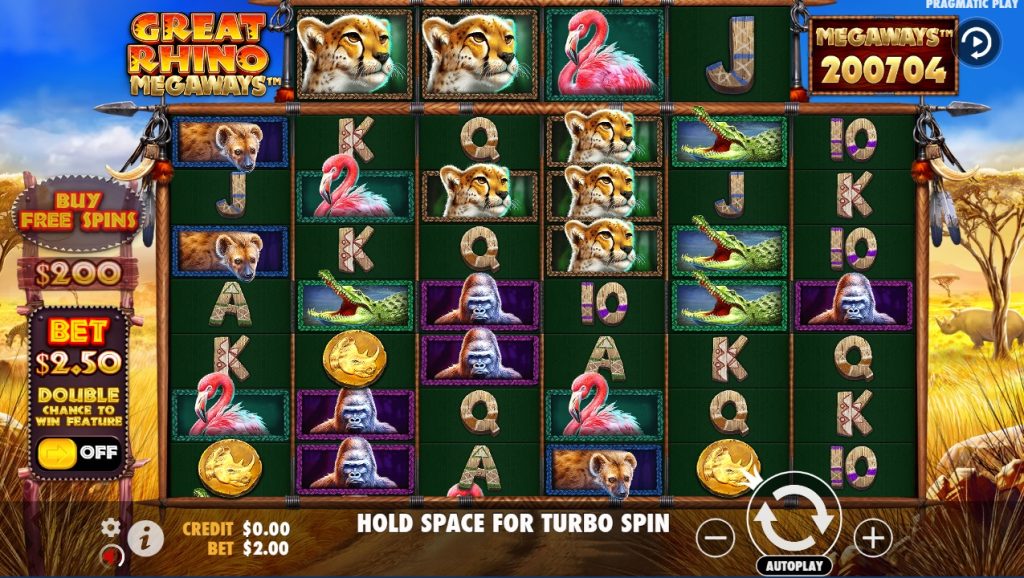 Great Rhino Megaways Slot Review [Pragmatic Play]