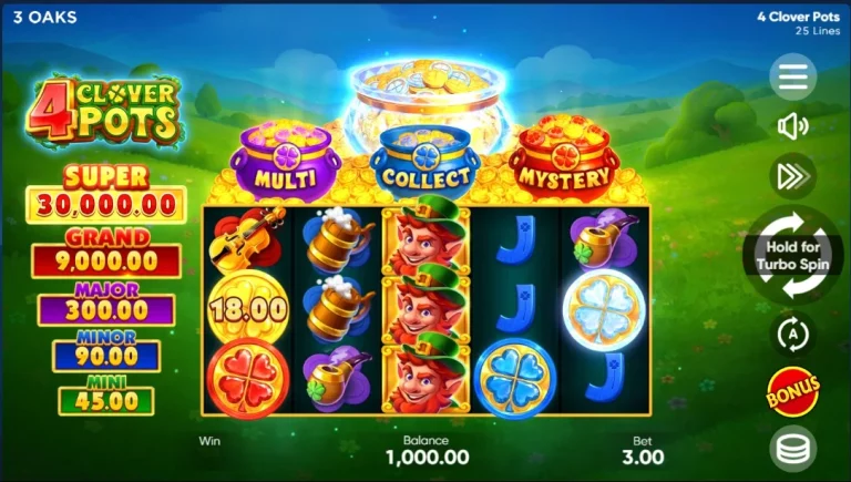 4 Clover Pots slot Review 2026 – Bonus Pots & Jackpot Slot