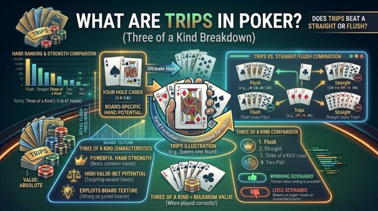 What Are Trips in Poker