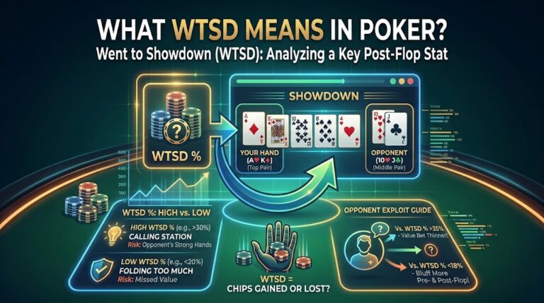 What WTSD Means in Poker?