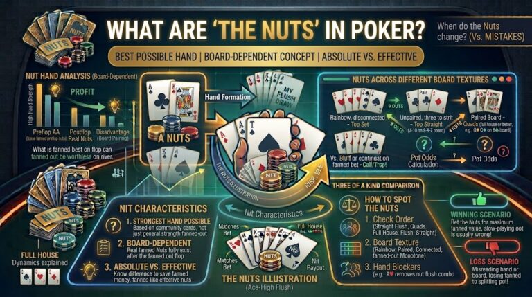 What Are the Nuts in Poker? Meaning, Examples, and How to Spot Them