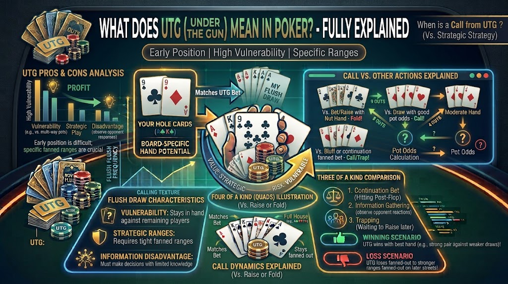 What does UTG mean in poker?