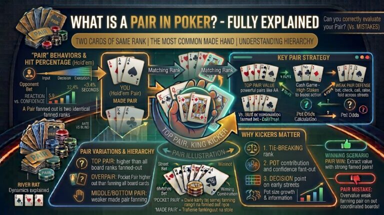 What is a pair in poker?