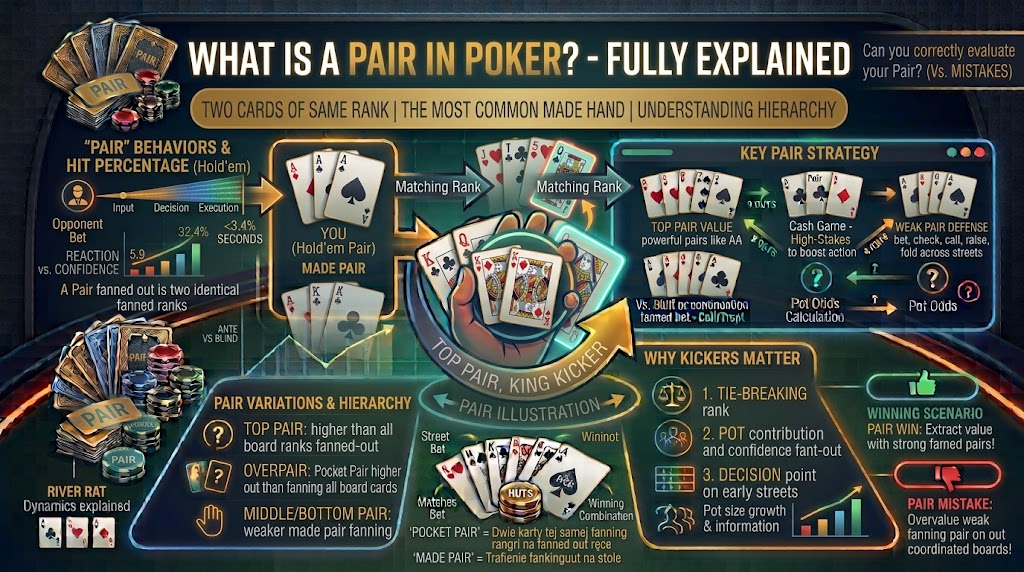 What is a pair in poker?