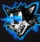 cat with laser eyes symbol in Beam Boys