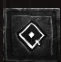 Q rune symbol in Hand of Anubis