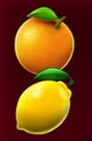 orange, lemon symbol in Lucky Coin Wins