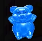 Blue gummy bear symbol in Sweet Rush Bonanza